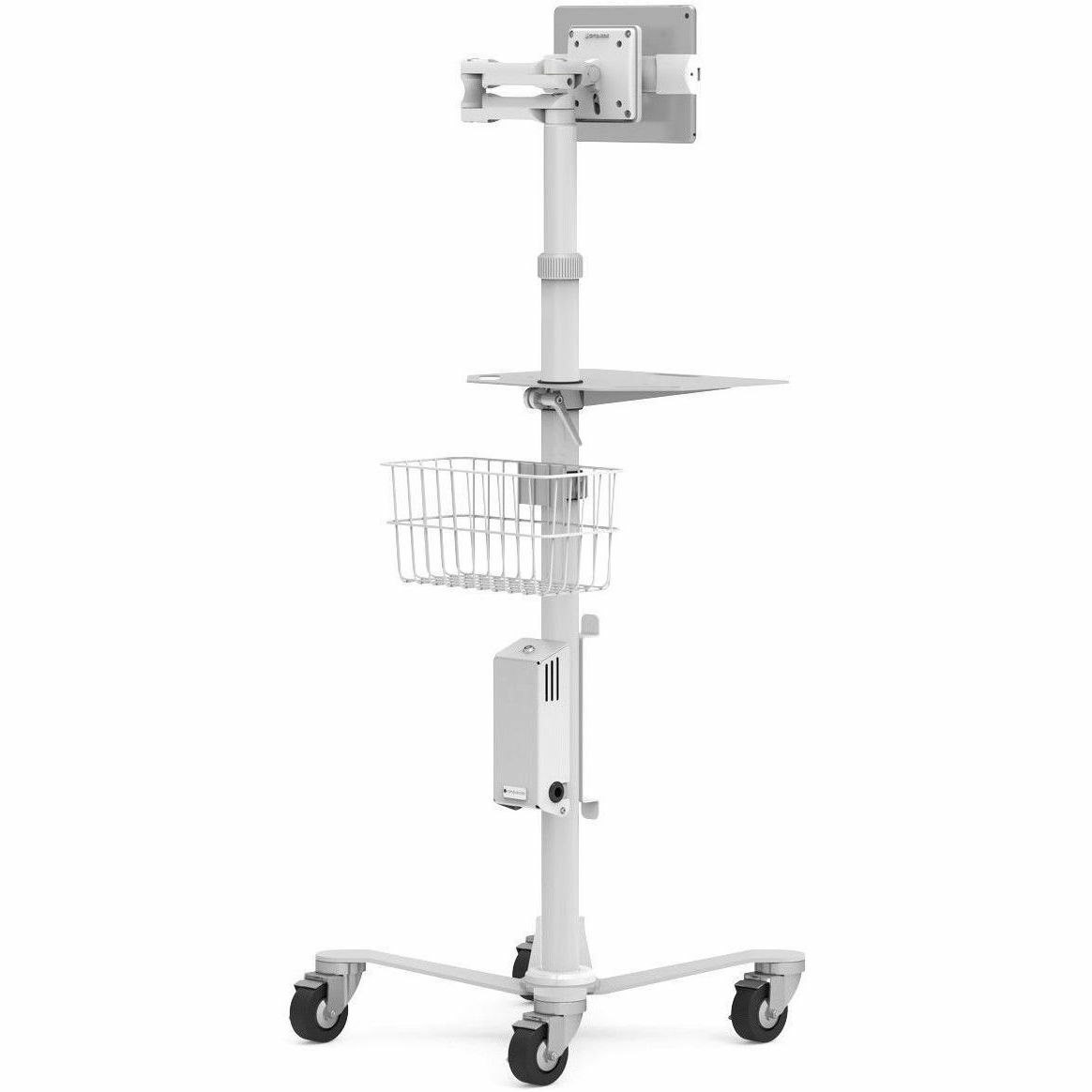 Compulocks Universal Medical Rolling Cart - Rise Freedom Extended Cling