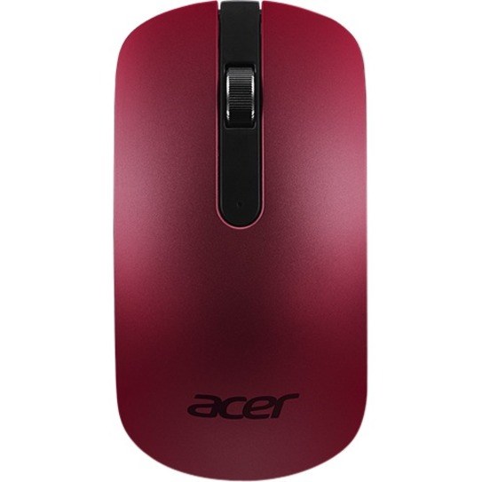 Acer AMR820 Mouse - Radio Frequency - USB 2.0 - Optical - Lava Red
