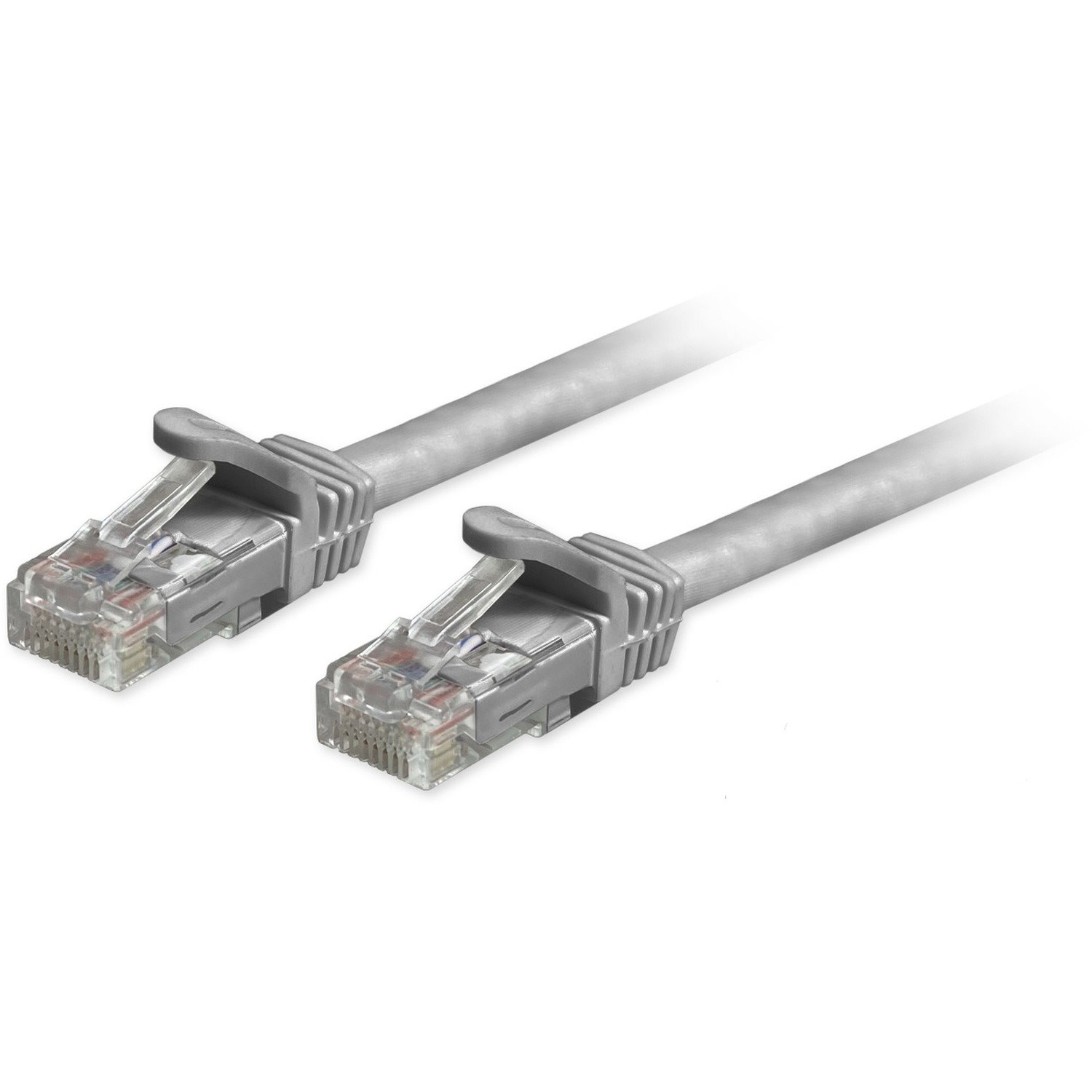 Comprehensive Cat6a Unshielded (UTP) Snagless Ethernet Patch Cable Grey 3ft