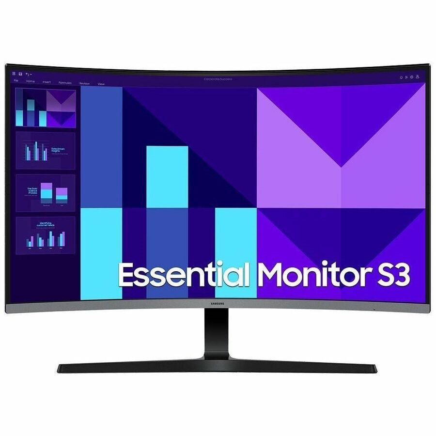Samsung Essential S3 S32D390GAU 32" Class Full HD Gebogen scherm LCD-monitor - 16:9 - Zwart