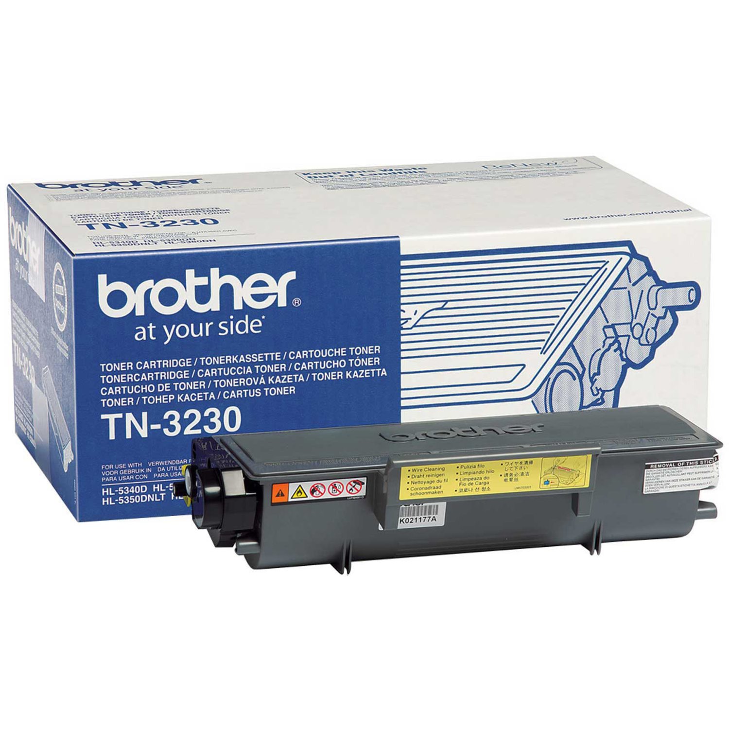 Brother TN-3230 Original Laser Toner Cartridge - Black - 1 Pack