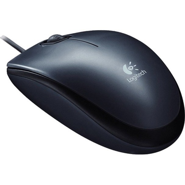 Logitech M100 Mouse - USB - Optical - 3 Button(s)
