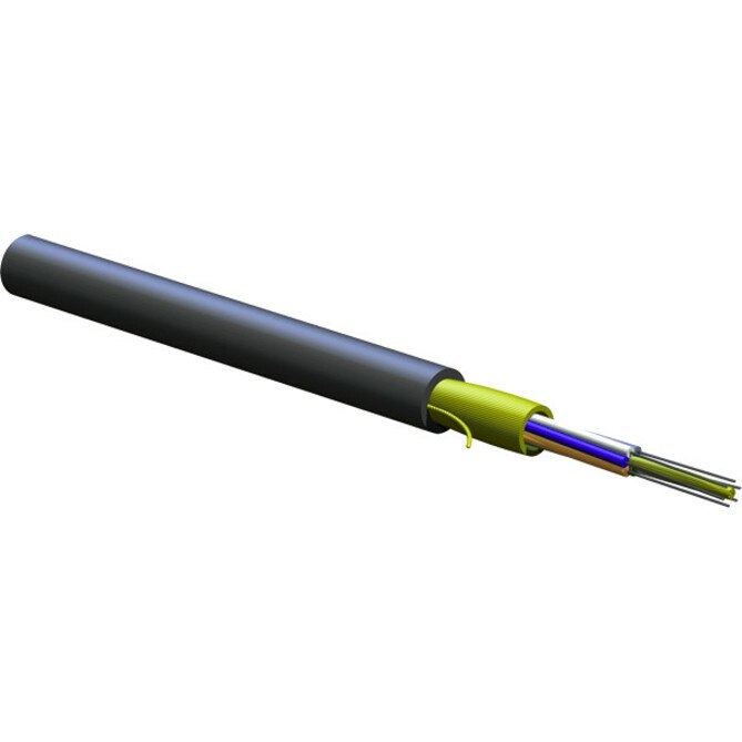 FREEDM One Tight-Buffered Indoor/Outdoor Fiber Cable, Riser 6 F, Single-mode (OS2) per foot.