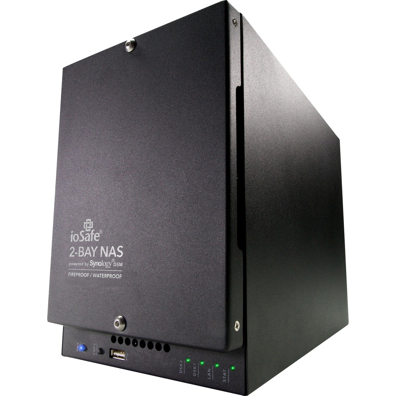 ioSafe 218 SAN/NAS Server with NAS Hard Drives