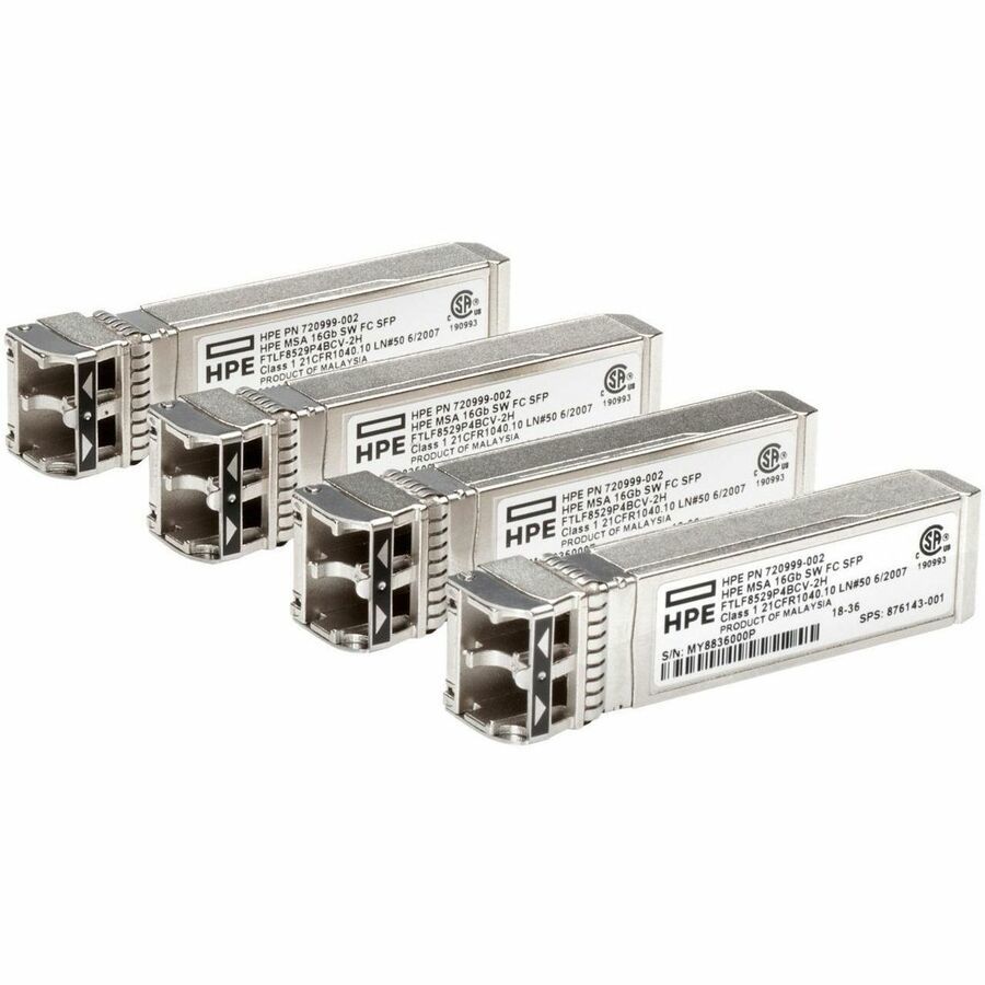 HPE SFP+ - 1 x 16GBase-SW Netwotk - 4 Pack