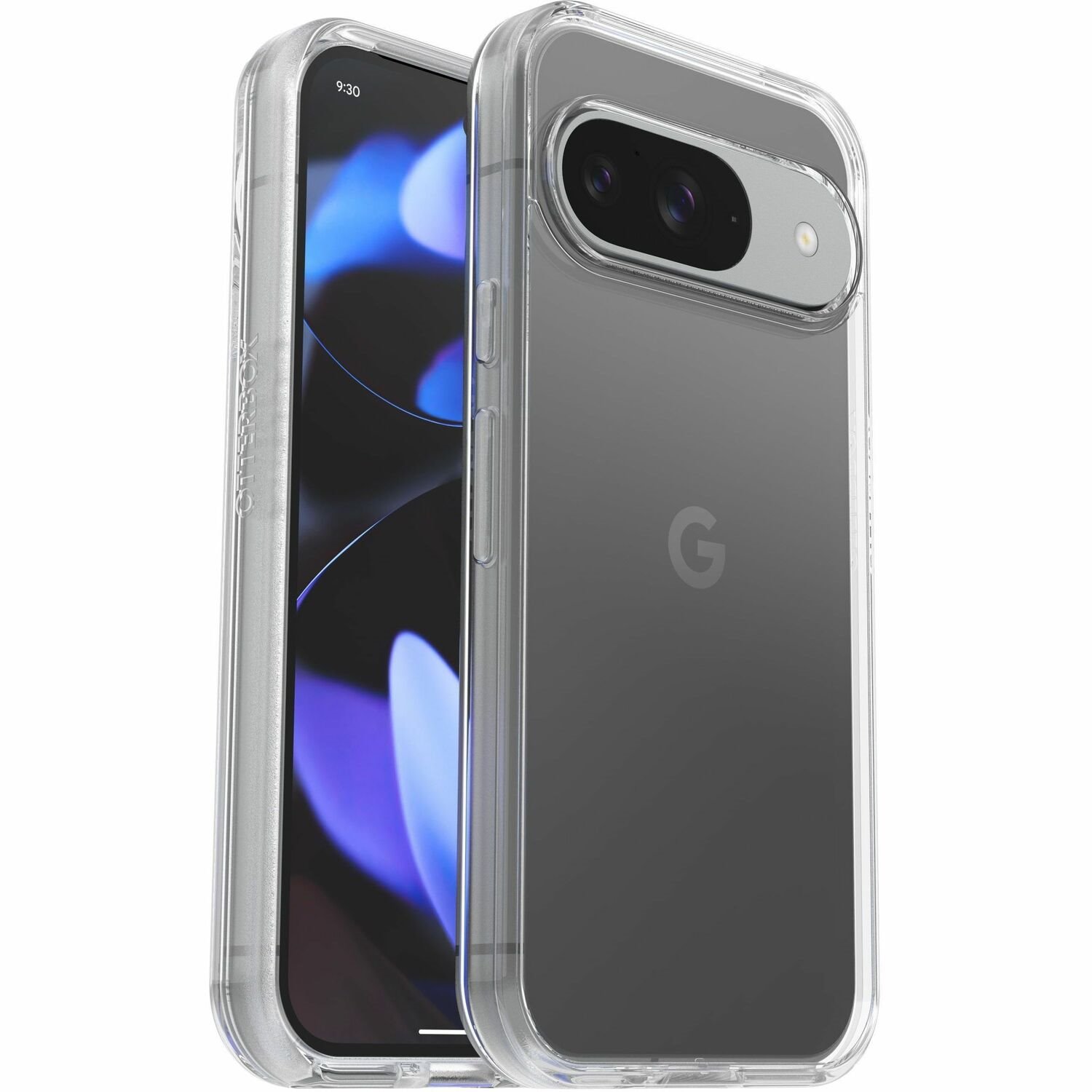 OtterBox Symmetry Case for Google Pixel 9, Pixel 9 Pro Smartphone - Clear - Retail