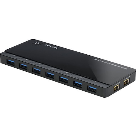 TP-Link UH720 - Powered USB Hub 3.0 with 7 USB 3.0 Data Ports and 2 Smart Charging USB Ports