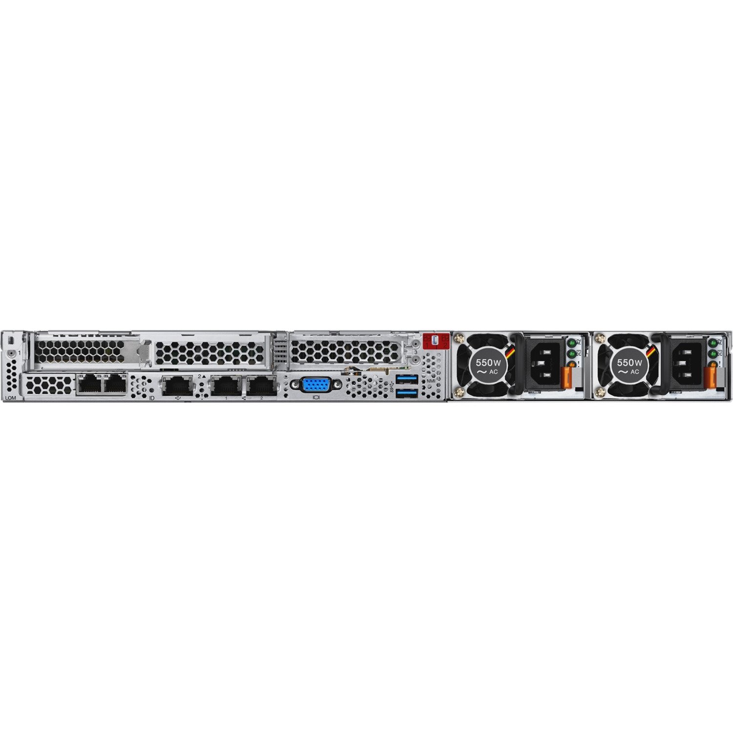 Lenovo ThinkSystem SR570 7Y03A02TAU 1U Rack Server - 1 Xeon Silver 4110 2.10 GHz - 16 GB RAM - 12Gb/s SAS, Serial ATA/600 Controller