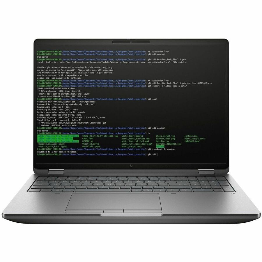 HP ZBook Fury G1i 16" Mobile Workstation - WQXGA - Intel Core Ultra 7 255HX - 32 GB - 1 TB SSD - Meteor Silver