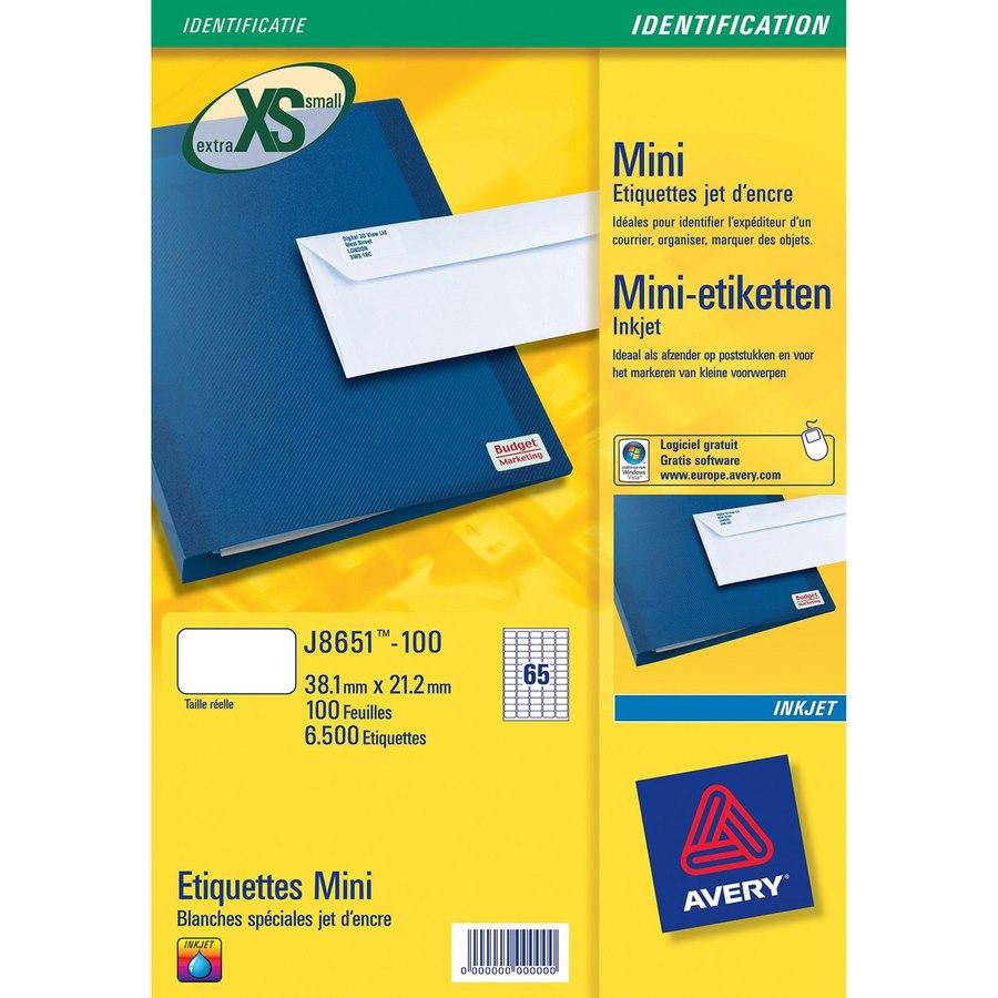Avery J8651 Mini Label