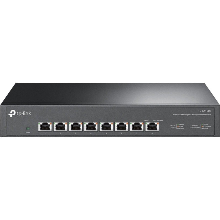 TP-Link TL-SX1008 - 8 Port 10G/Multi-Gig Unmanaged Ethernet Switch