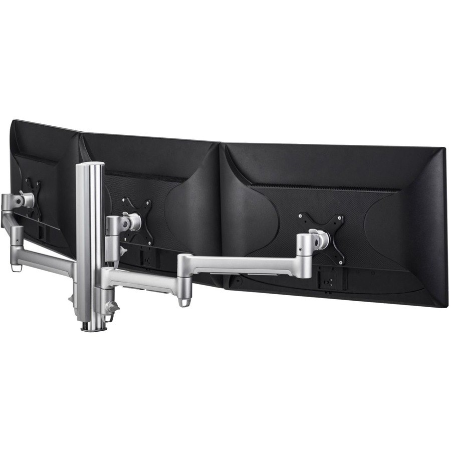 Atdec Modular Desk Mount for Monitor - Silver