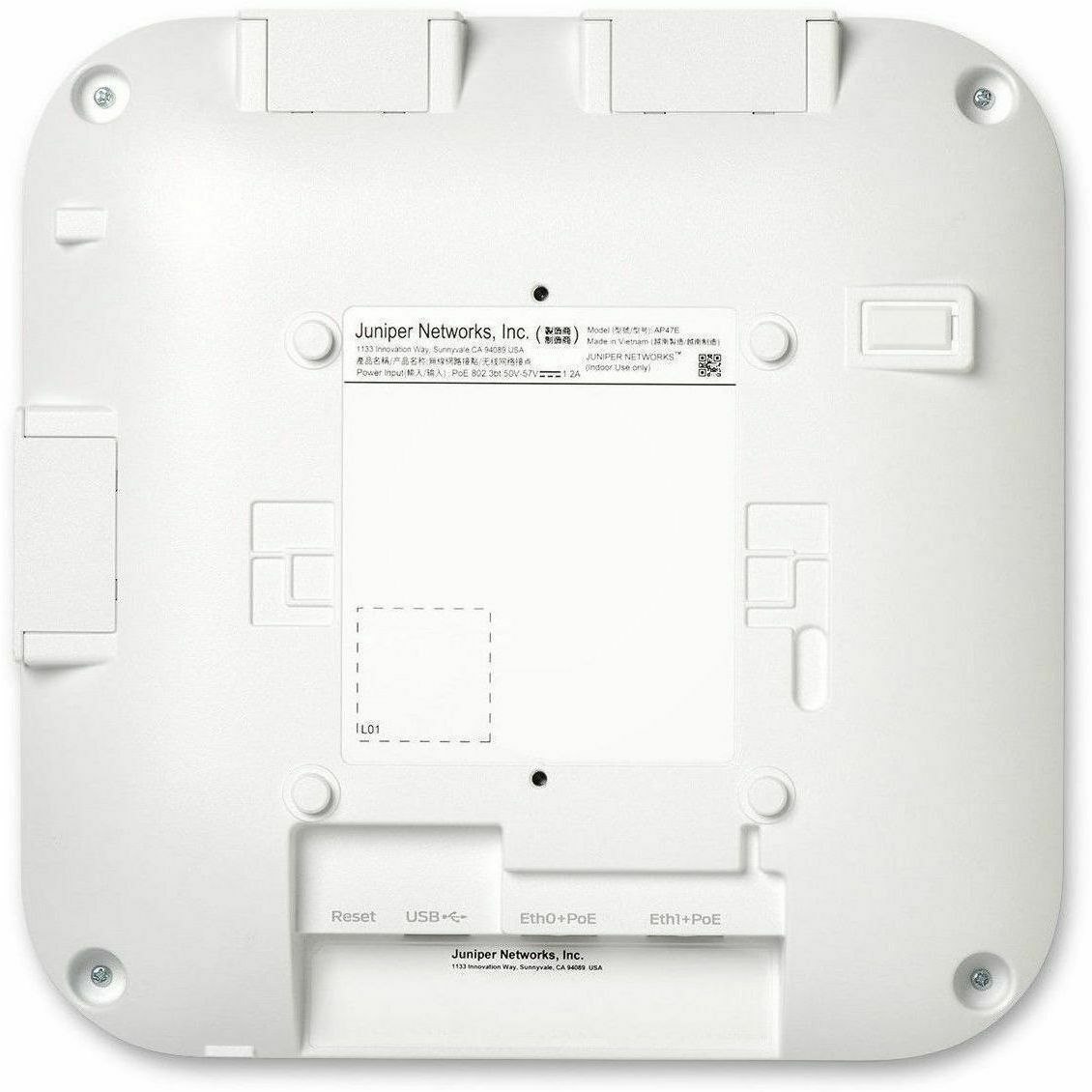 Mist AP47E Tri Band Wi-Fi 7 IEEE 802.11 a/b/g/n/ac/ax/be 28.80 Gbit/s Wireless Access Point - Indoor