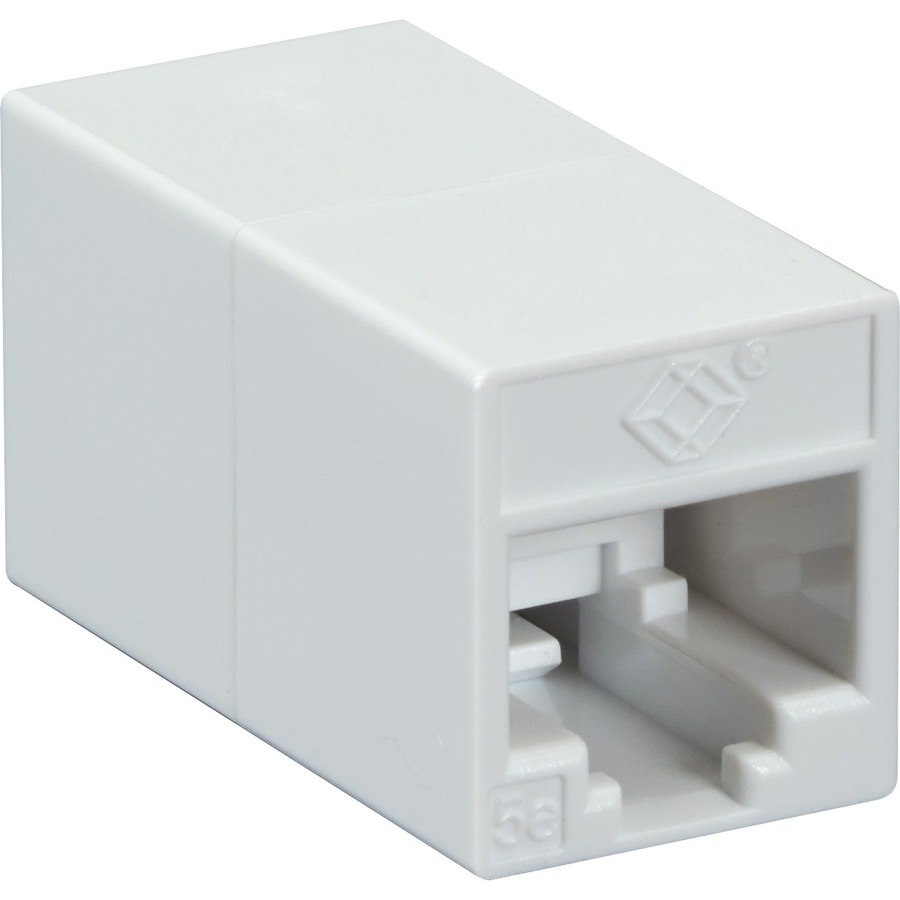 Black Box CAT5e Unshielded Straight-Pin Coupler - White