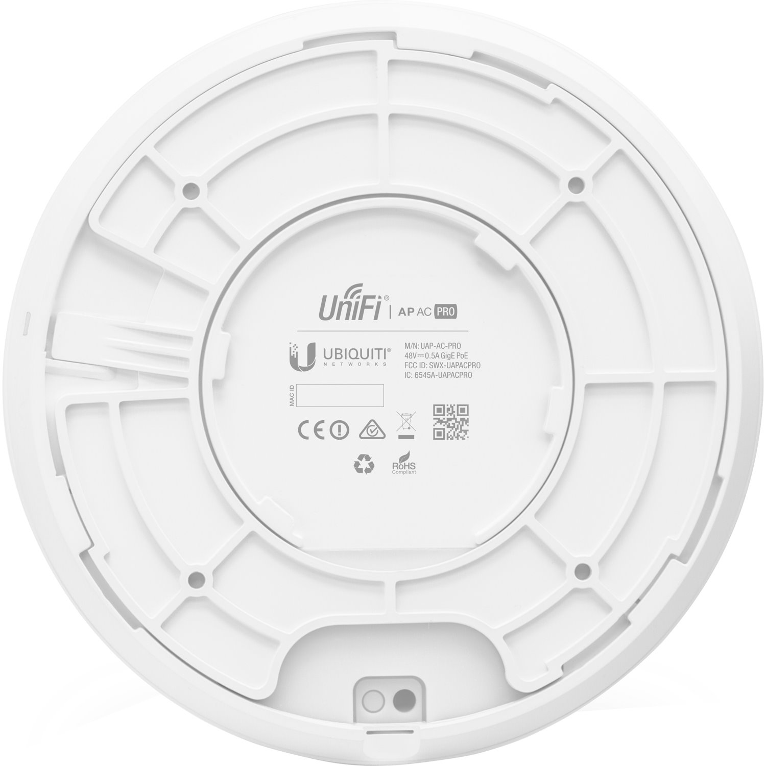 Ubiquiti UniFi UAP-AC-PRO IEEE 802.11ac 1300Mbit/s Wireless Access Point - Power Supply (Not Included)