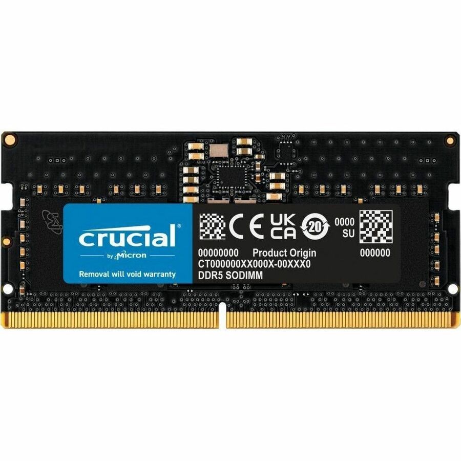 CRUCIAL 8GB DDR5 NOTEBOOK MEMORY, PC5-44800, 5600MHz, CL46, 1.1v, LIFE WTY