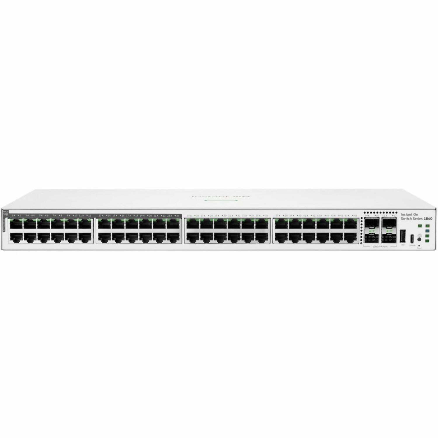 HPE Instant On 1840 48 Ports Manageable Ethernet Switch - Gigabit Ethernet