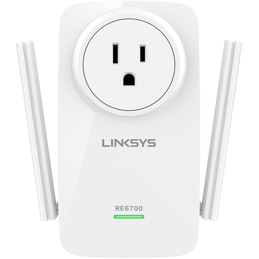 Linksys RE6700 Dual Band IEEE 802.11 a/b/g/n/ac 1.17 Gbit/s Wireless Range Extender