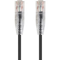Monoprice SlimRun Cat6 28AWG UTP Ethernet Network Cable, 3ft Black
