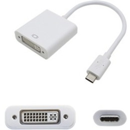 AddOn 5-Pack of USB C 3.1 Male to DVI-I (29 pin) Female White Adapters