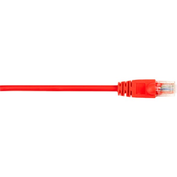 Black Box CAT5e Value Line Patch Cable, Stranded, Red, 3-ft. (0.9-m), 5-Pack