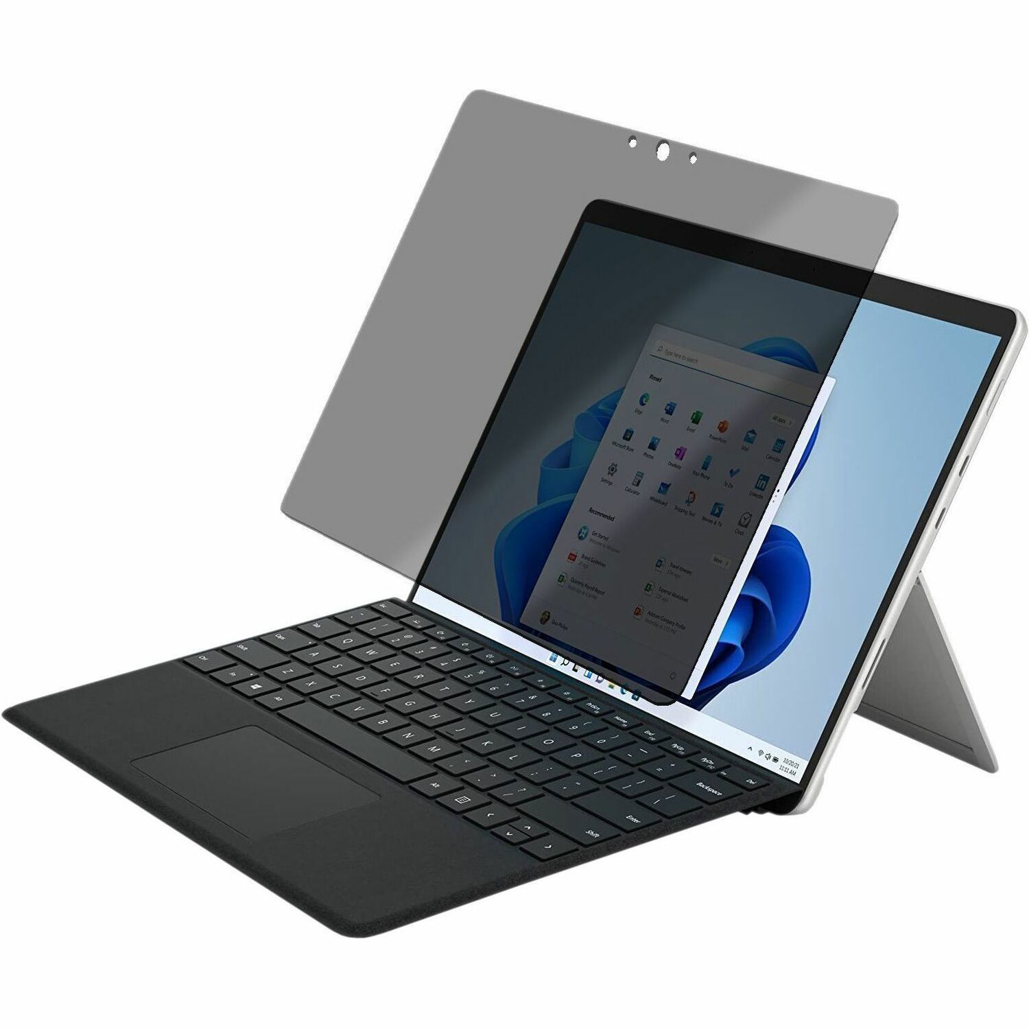 InfoCase Tempered Glass, Polyethylene Terephthalate (PET), Acrylic Anti-glare Privacy Screen Protector for Surface Pro 8, Surface Pro 9, Surface Pro 10