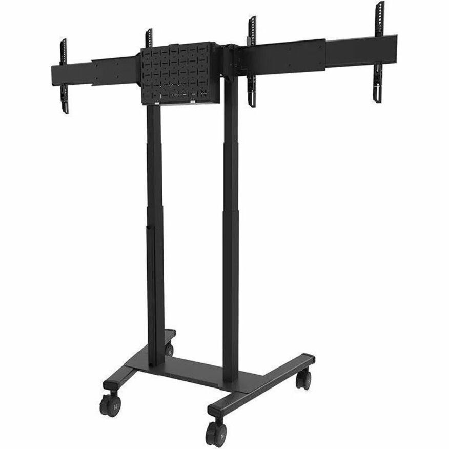 Neomounts Mounting Adapter for Display Screen, Wall Mount, Floor Stand - Black