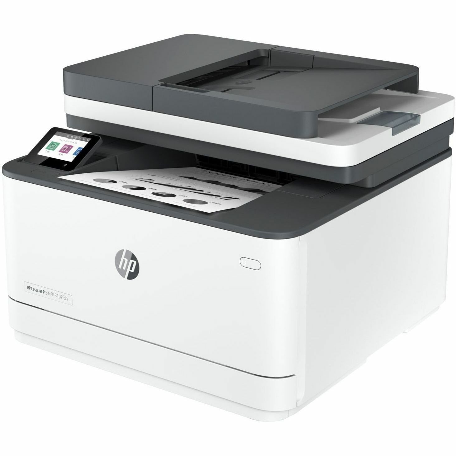 HP LaserJet Pro 3102fdn Wired Laser Multifunction Printer - Monochrome - Outgoing Fax Only