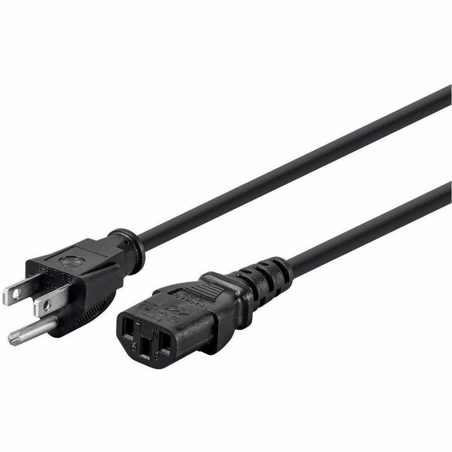 Monoprice Power Cord - Nema 5-15P To Iec 60320 C13_ 18Awg_ 10A/1250W_ 3-Prong_ B