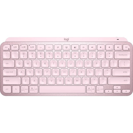 Logitech MX Keys Mini Keyboard - Wireless Connectivity - Rose