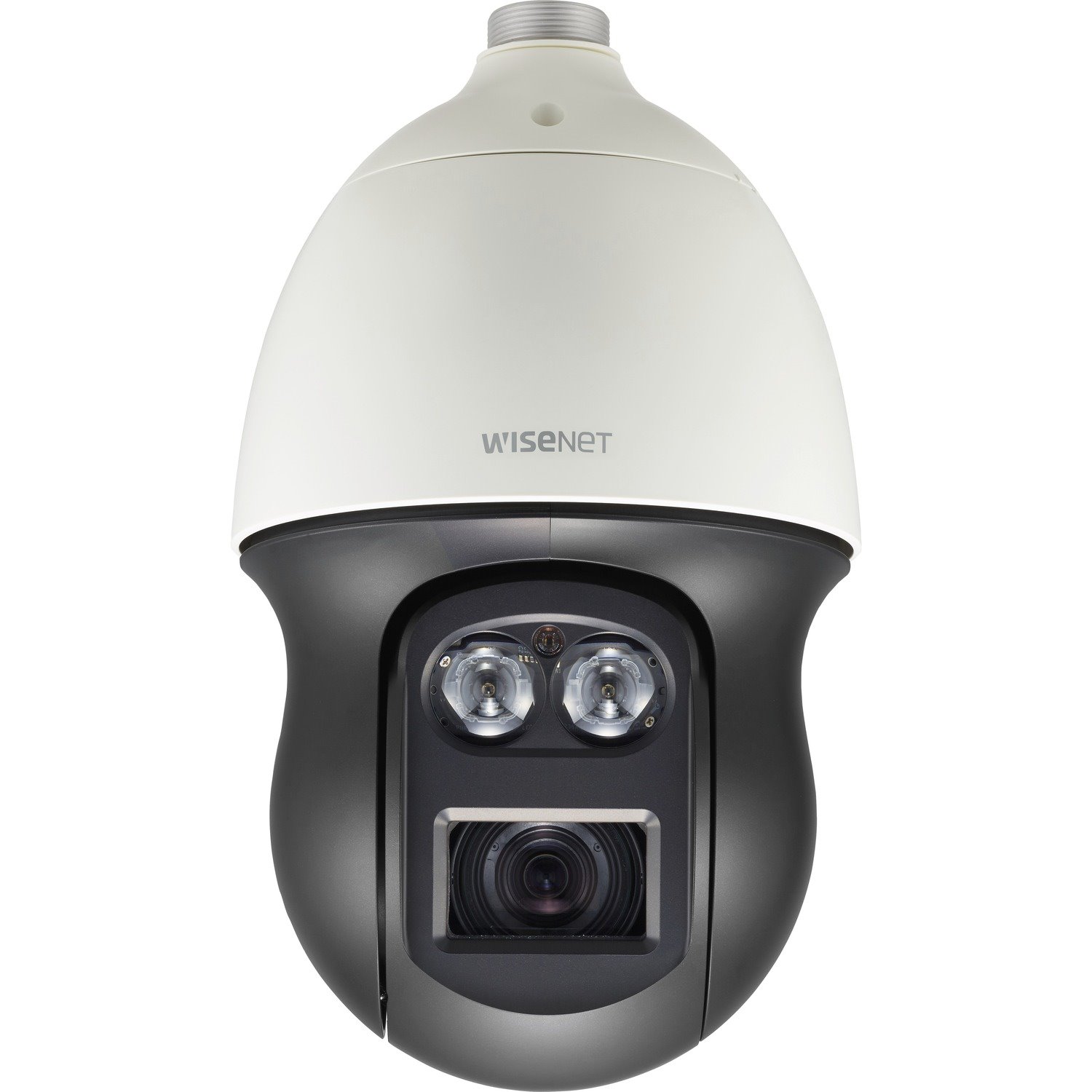 Wisenet XNP-6550RH 2 Megapixel Outdoor Full HD Network Camera - Color - Dome - Black, Ivory