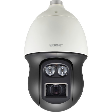 Wisenet XNP-6550RH 2 Megapixel Outdoor Full HD Network Camera - Color - Dome - Black, Ivory