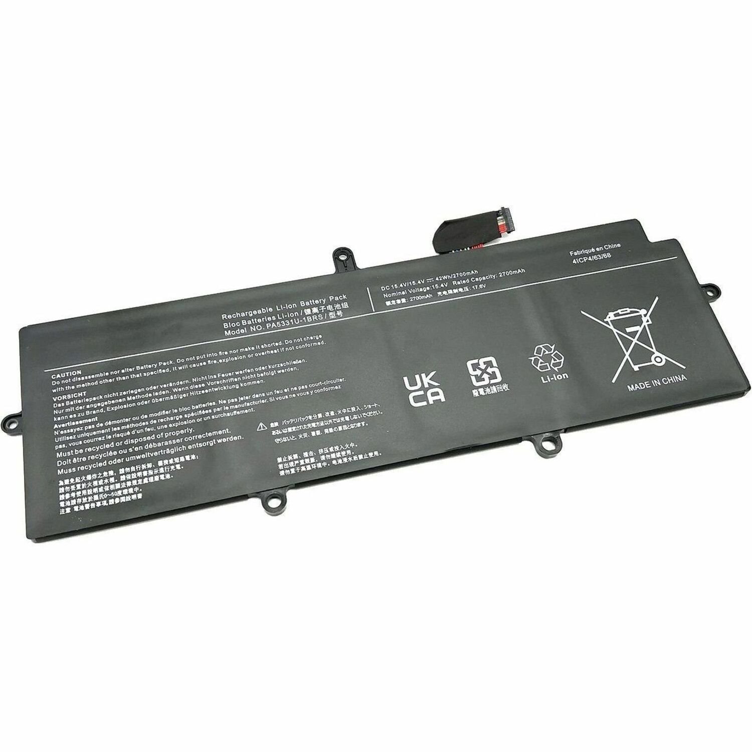 V7 T-PA5331U-V7E Battery - 4-cell Lithium Ion (Li-Ion)