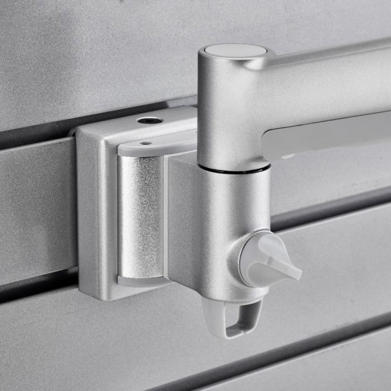 Atdec Modular Mounting Adapter for Wall Channel - Silver