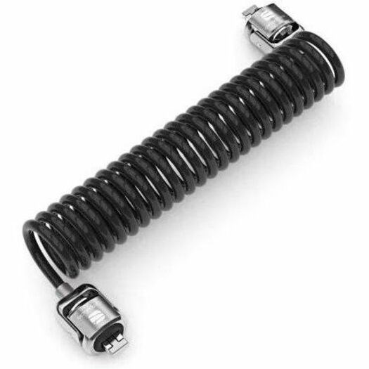 Compulocks Dual Head Coiled T-bar Security Keyed Cable Lock