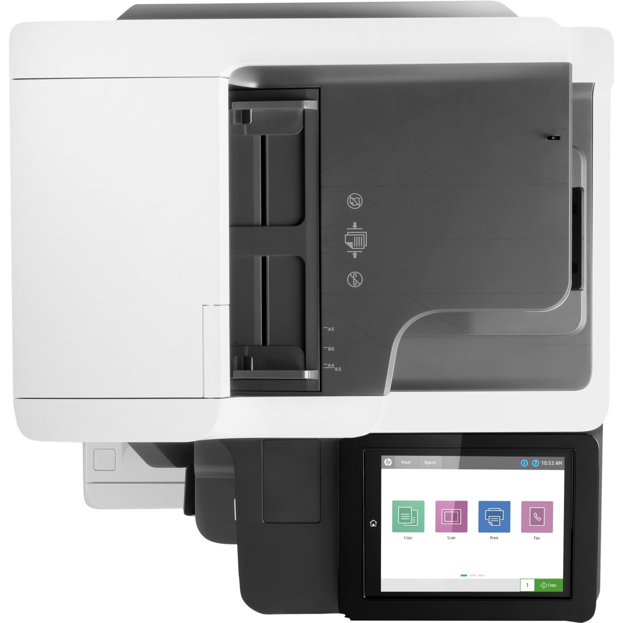 HP LaserJet M631z Laser Multifunction Printer - Monochrome