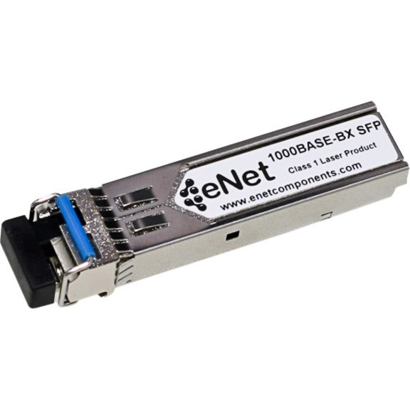 ENET Enterasys Compatible MGBIC-BX10-U TAA Compliant Functionally Identical 1000BASE-BX-U SFP Bi-Di Tx1310nm/Rx1490nm Simplex LC Connector