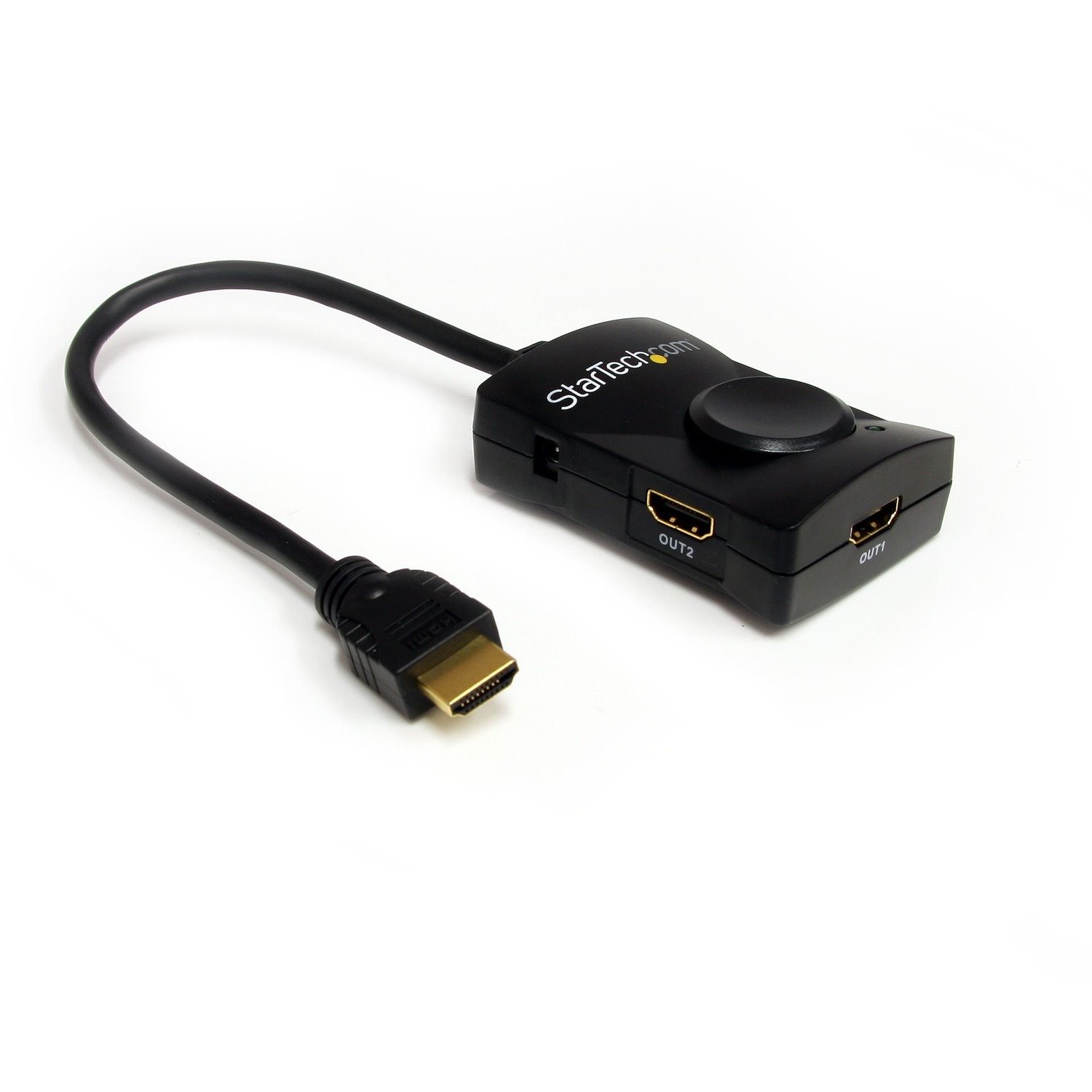 StarTech.com HDMI Splitter 1 In 2 Out - 1080p - 2 Port - USB-Powered - HDMI Multi Port - HDMI Audio Splitter