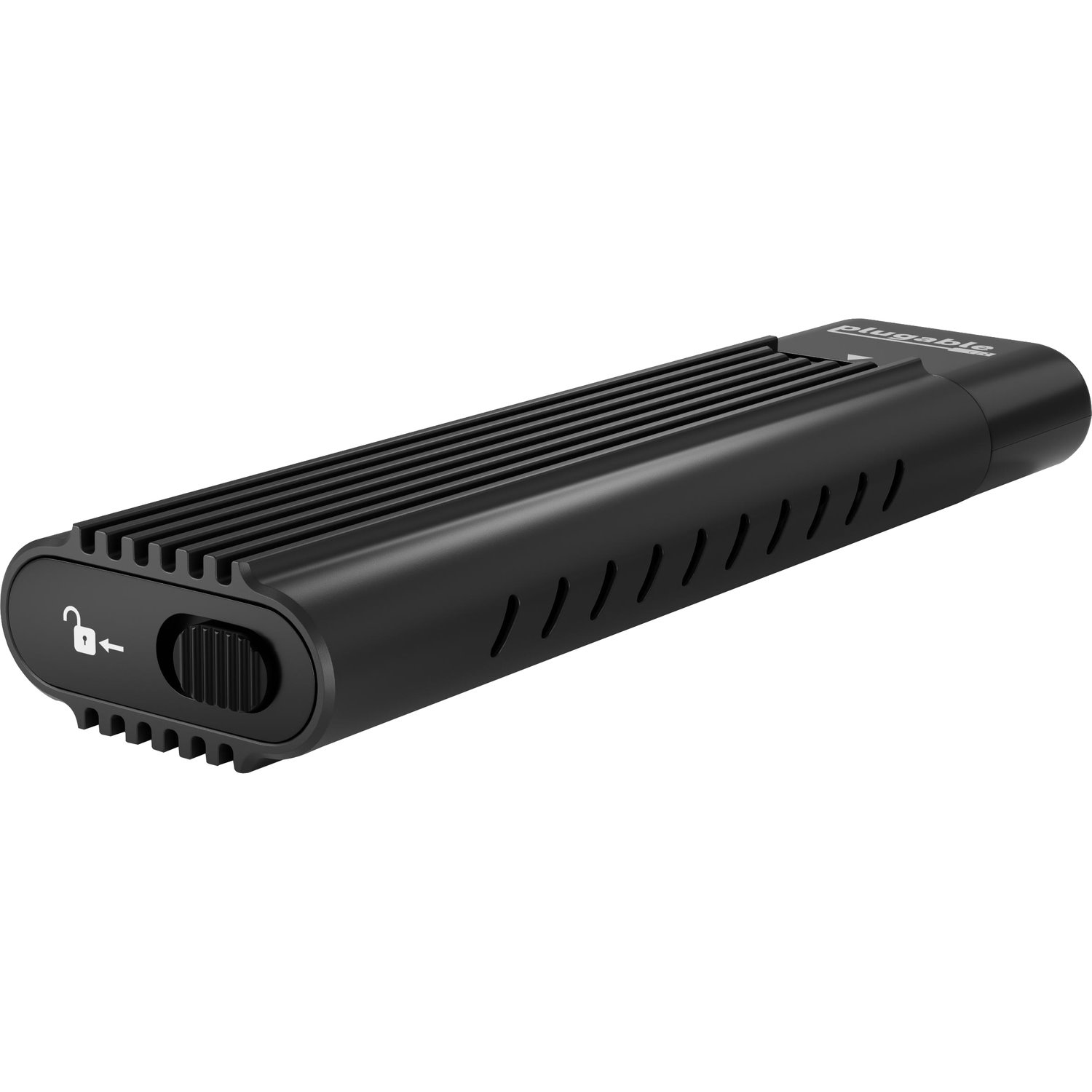 Plugable USB C to M.2 NVMe Tool-free Enclosure USB C and Thunderbolt 3 Compatible up to USB 3.1 Gen 2 Speeds (10Gbps).