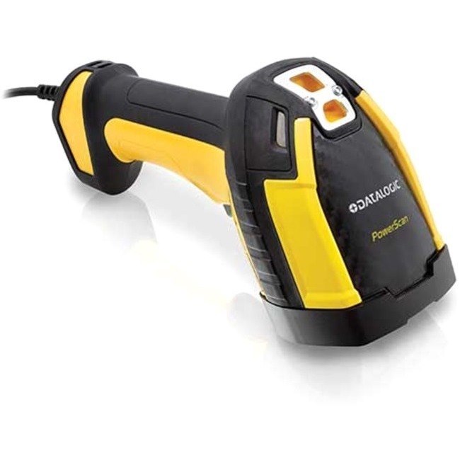 Datalogic PowerScan PD9630 Rugged Manufacturing, Asset Tracking, Inventory, Warehouse, Logistics, Picking, Sorting Handheld Barcode Scanner Kit - Cable Connectivity - Black, Yellow - USB Cable Included