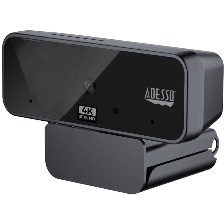 Adesso CyberTrack CyberTrack H6 Webcam - 8 Megapixel - 30 fps - Black - USB 2.0