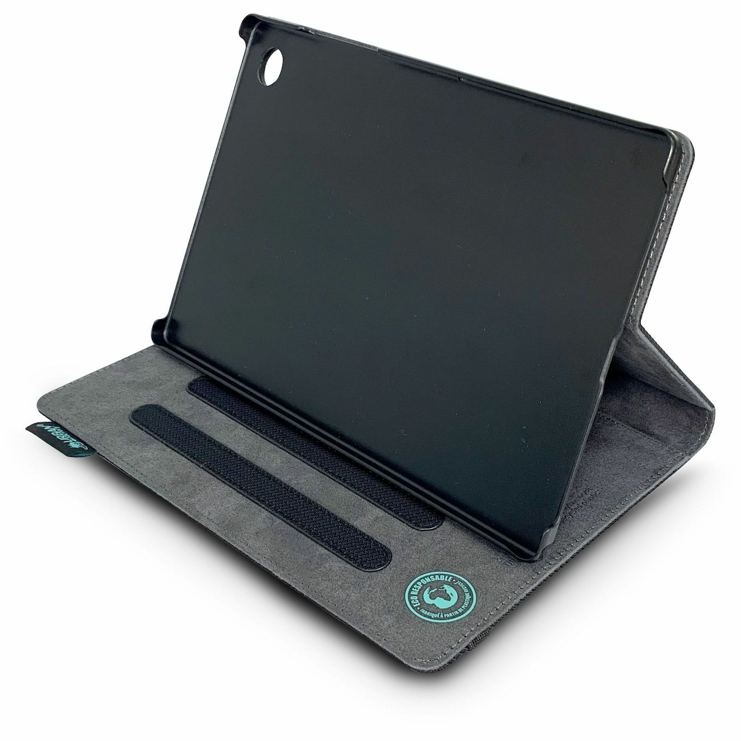 Urban Factory GREENEE Carrying Case (Portfolio) for 26.7 cm (10.5") Samsung Galaxy Tab A8 Tablet, Stylus - Black/Grey