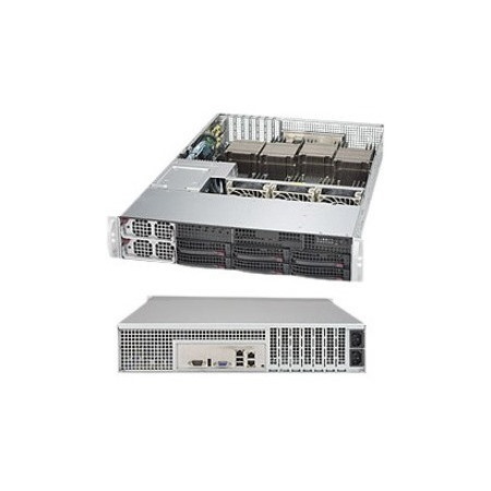 Supermicro SuperServer 8028B-C0R4FT Server Barebone System - 2U Rack-mountable - Socket R LGA-2011 - 4 x Processor Support