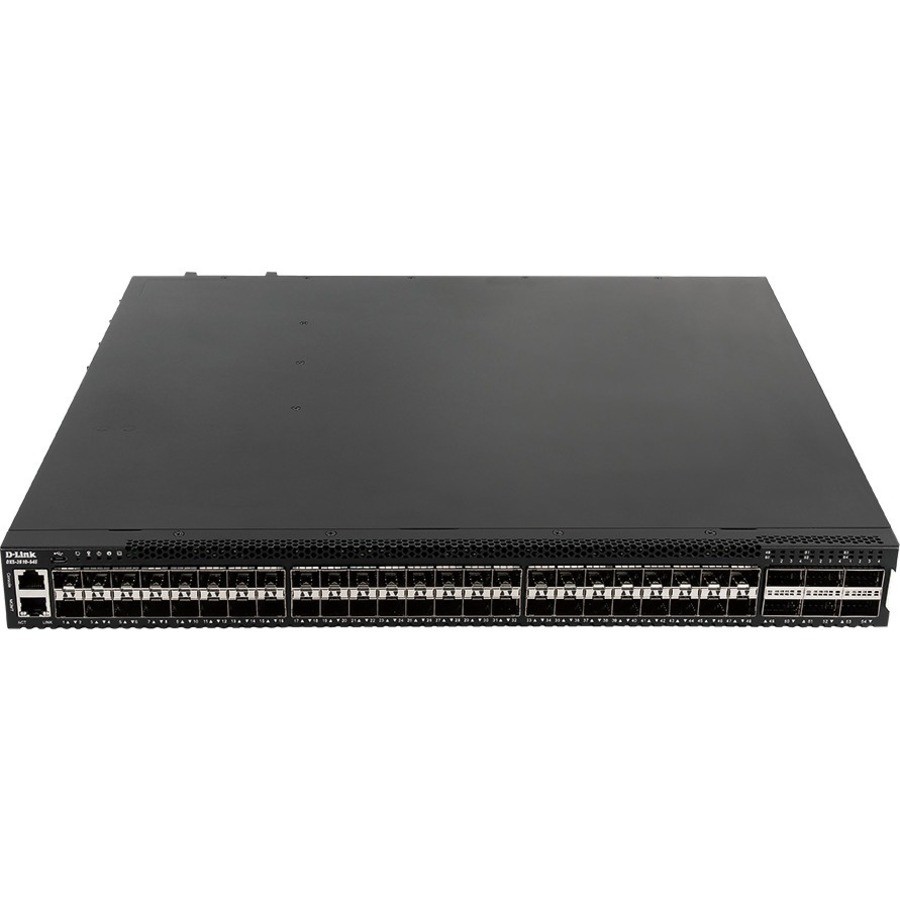 D-LINK 54-PORT 10G L3 STACKABLE MANAGED SWITCH 48 10GB SFP+ 6 40/100GB QSFP+/QSFP28 PORTS