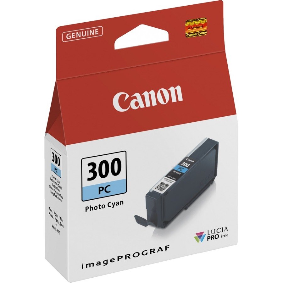 Canon LUCIA PRO PFI-300PC Original Inkjet Ink Cartridge - Photo Cyan Pack