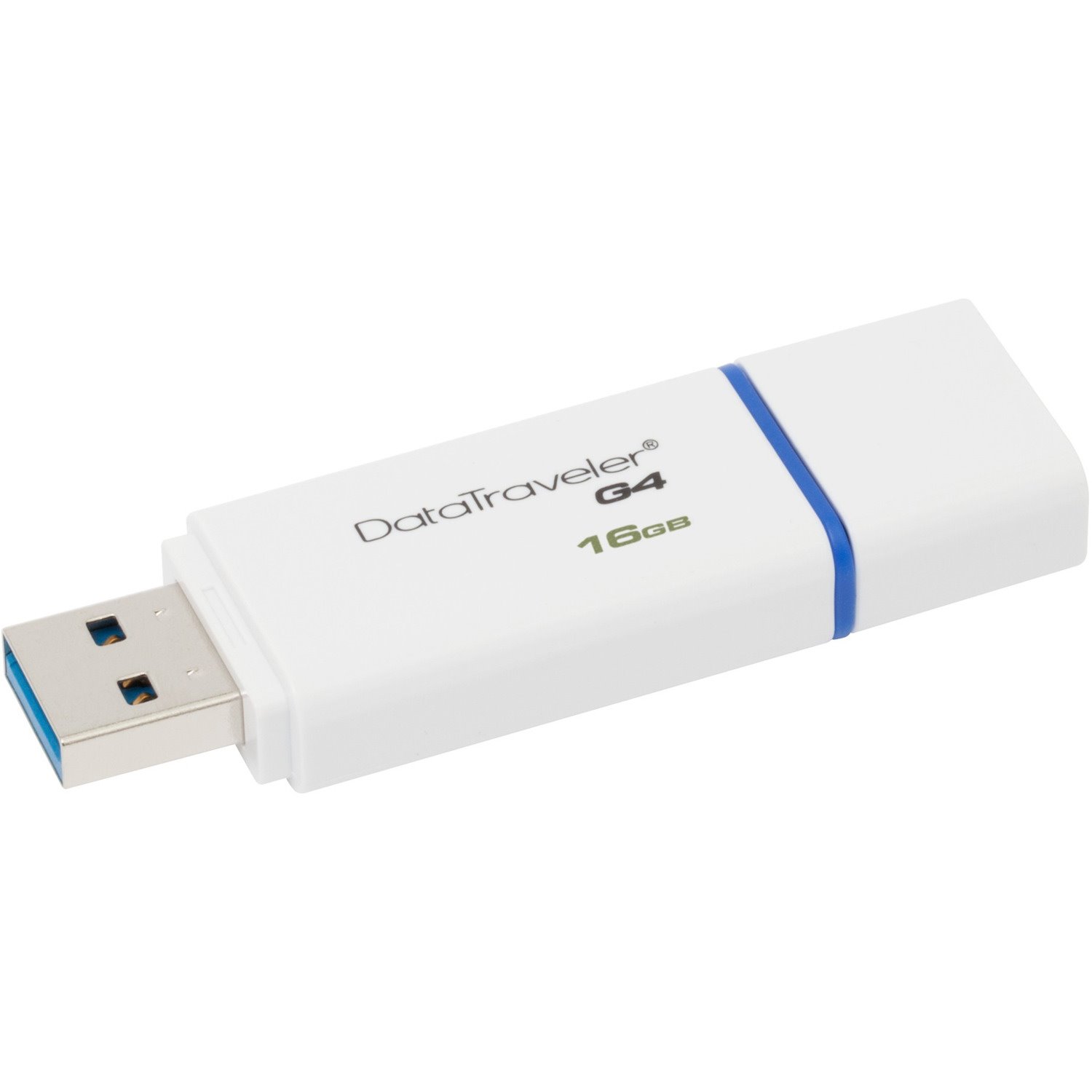 Kingston DataTraveler G4 16 GB USB 3.0 Flash Drive - Blue, White