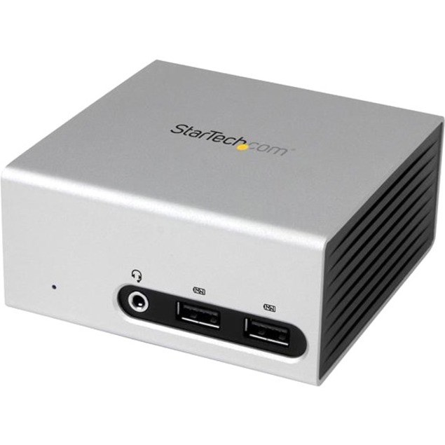 StarTech.com HDMI and DVI Dual-Monitor Docking Station for Laptops - Single 4K Support - USB 3.0 - Compact Universal Laptop Dock - 4K Ultra HD