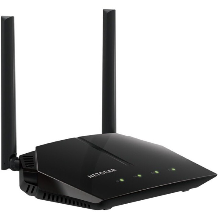AC1200 Dual-Band WLAN Router 300 + 900 Mbit/s, 1xUSB 2.0 Port, schwarz, 2 Antennen