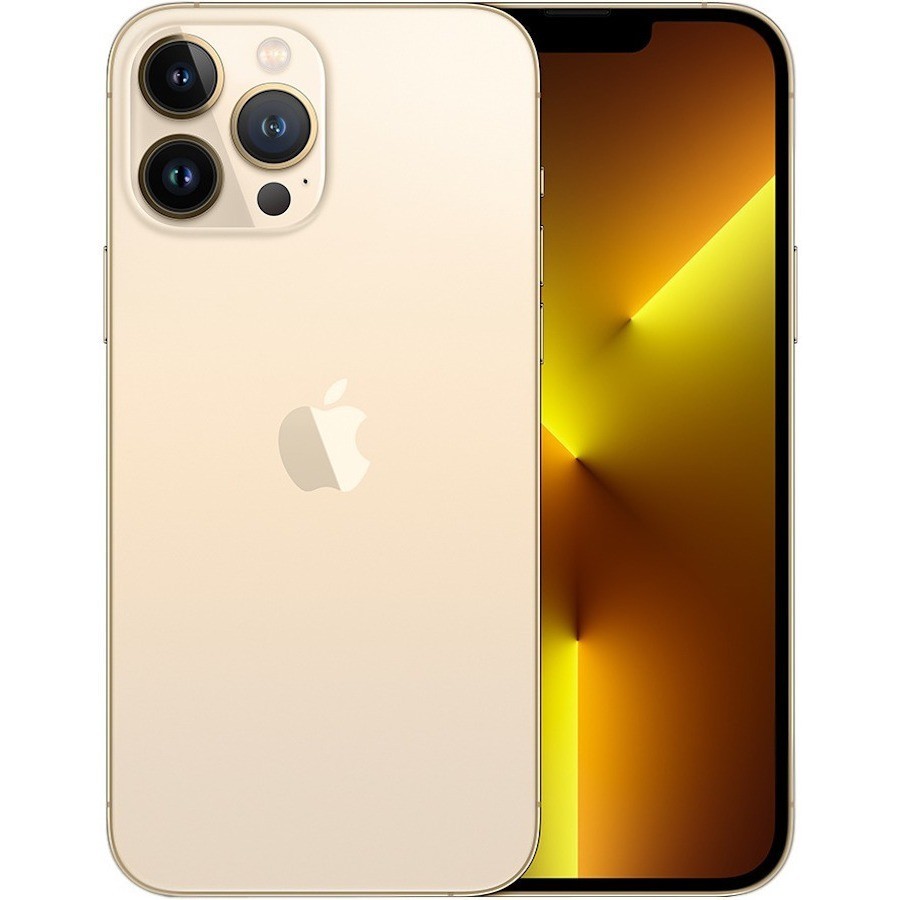 Apple iPhone 13 Pro Max A2641 128 GB Smartphone - 6.7" OLED 2778 x 1284 - Hexa-core (A15 BionicDual-core (2 Core) 3.22 GHz Quad-core (4 Core) - 6 GB RAM - iOS 15 - 5G - Gold