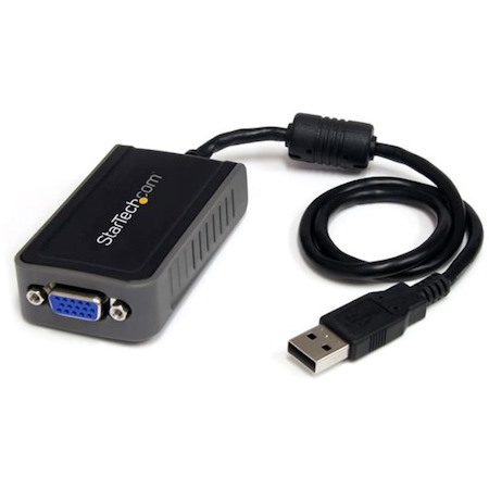 StarTech.com USB 2.0 to VGA Adapter, USB to VGA Monitor Converter for Windows, 1440x900 (no support for macOS/ChromeOS/Linux) - TAA